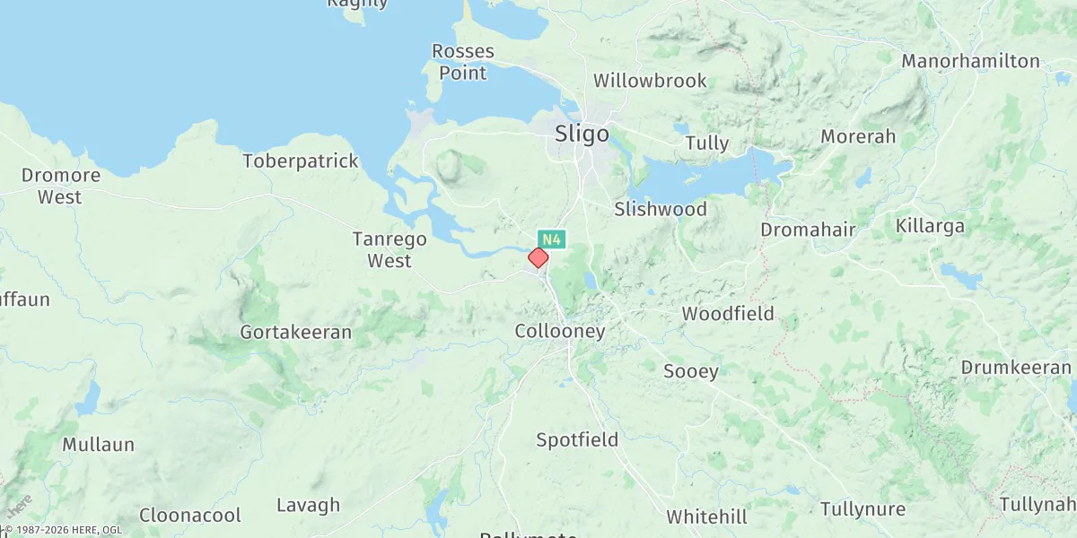 Map preview for Ballysadare Bay (Culleenamore)