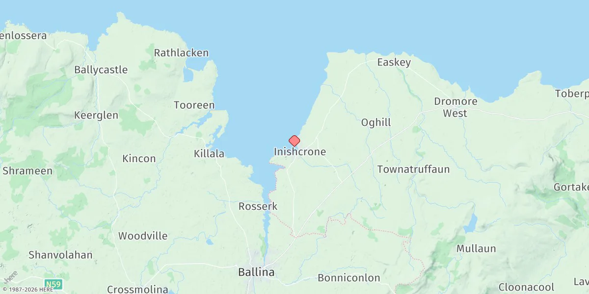 Map preview for Killala Bay (Inishcrone)