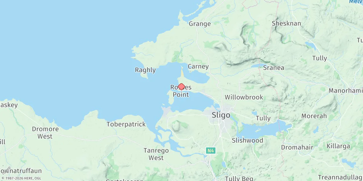 Map preview for Sligo Harbour (Oyster Island)