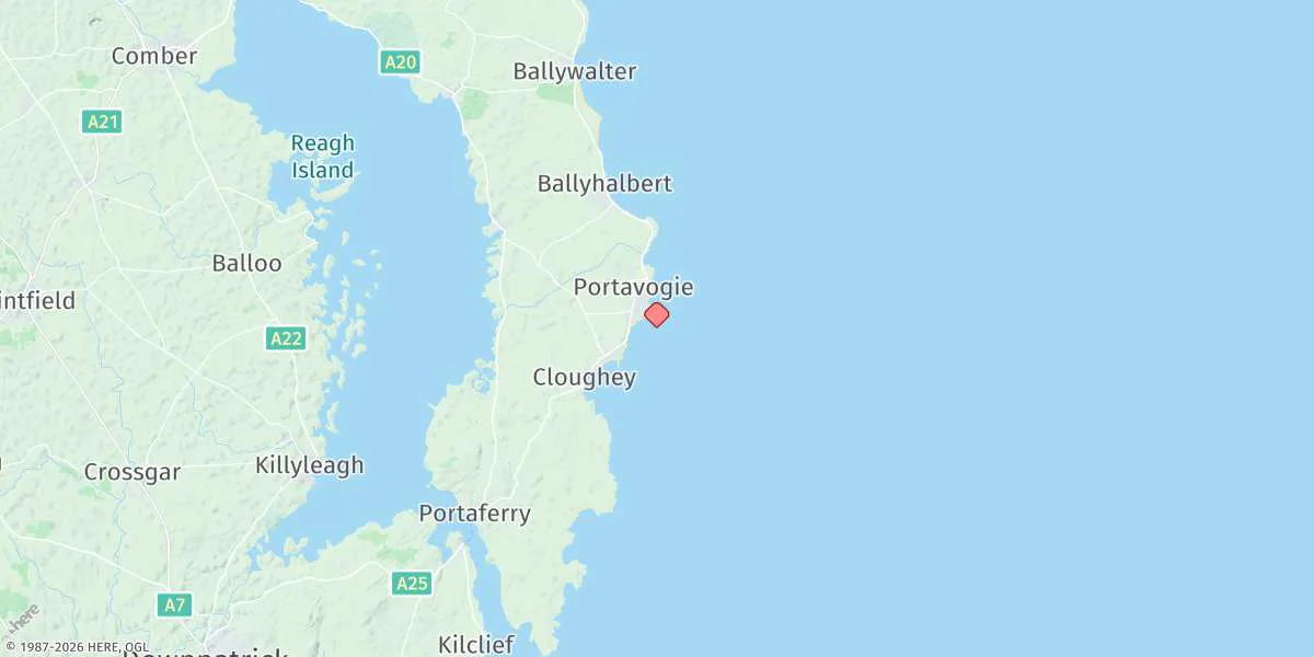 Map preview for Portavogie