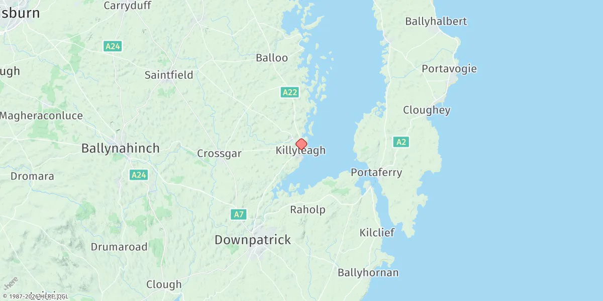 Map preview for Killyleagh