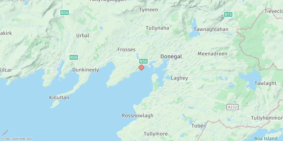 Map preview for Donegal Harbour (Salt Hill Quay)