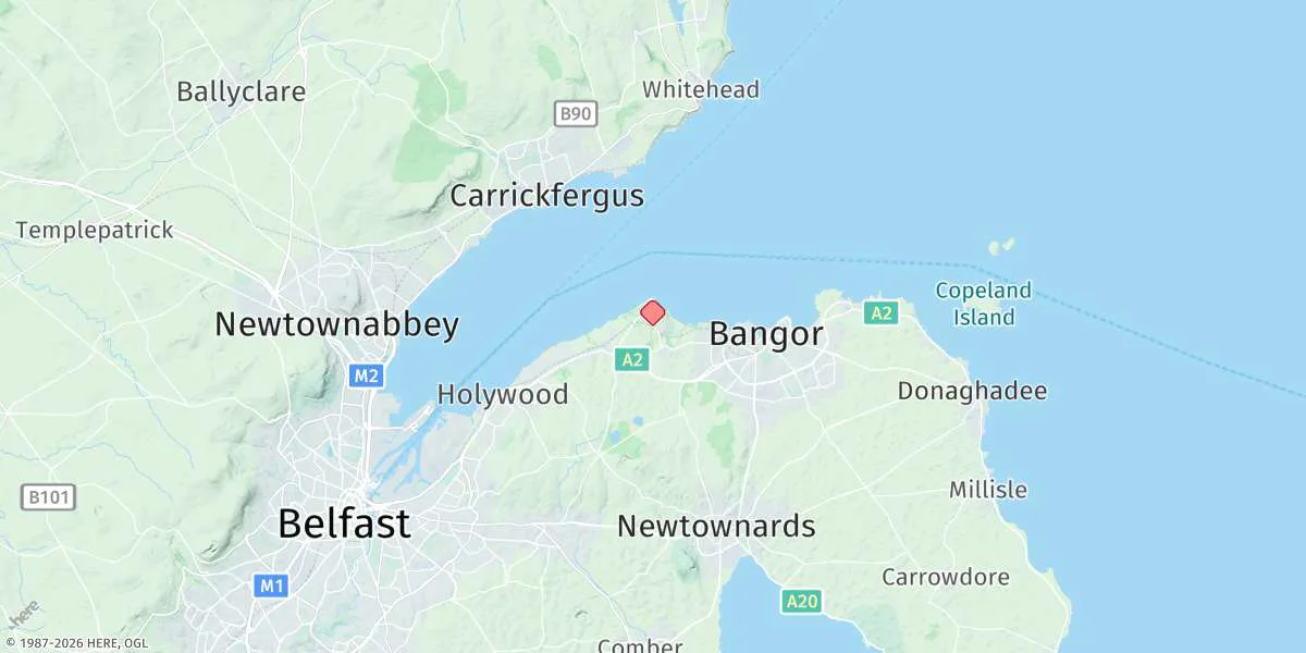 Map preview for Red Bay, Northern Ireland