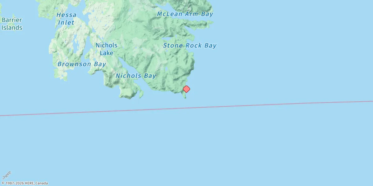 Map preview for Cape Chacon, Dixon Entrance, Alaska