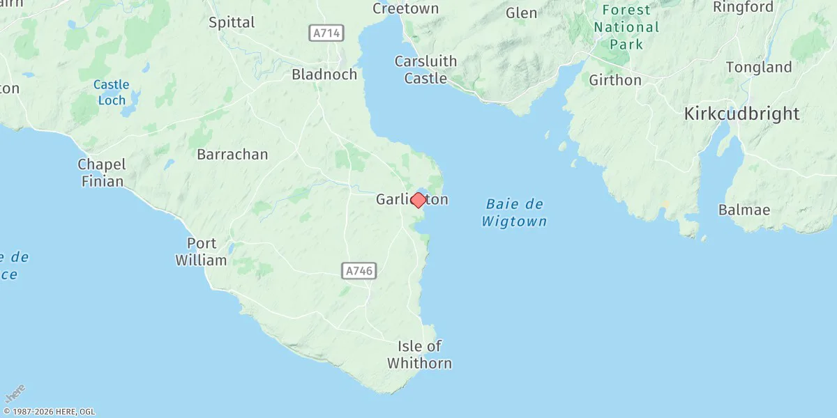 Map preview for Garlieston