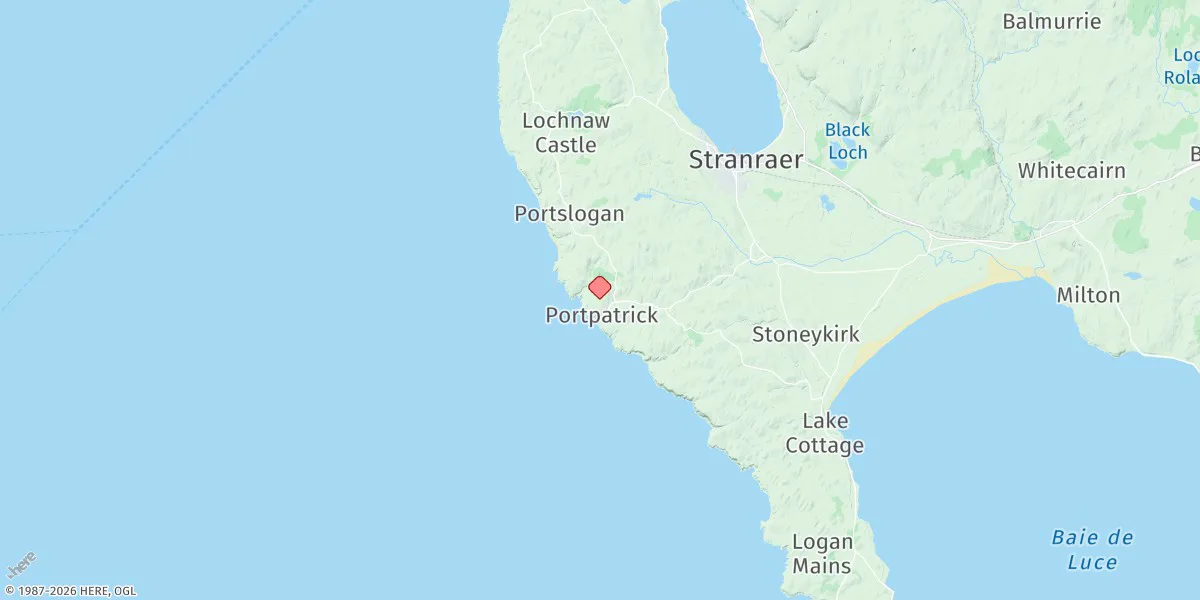 Map preview for Portpatrick