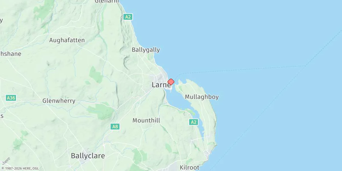 Map preview for Larne