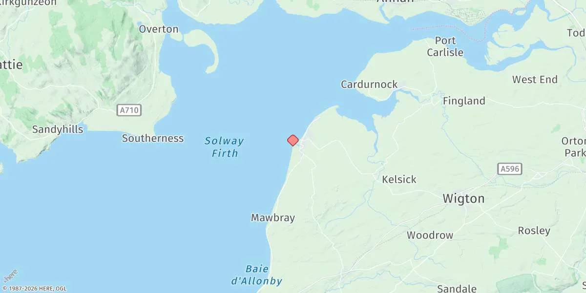 Map preview for Silloth