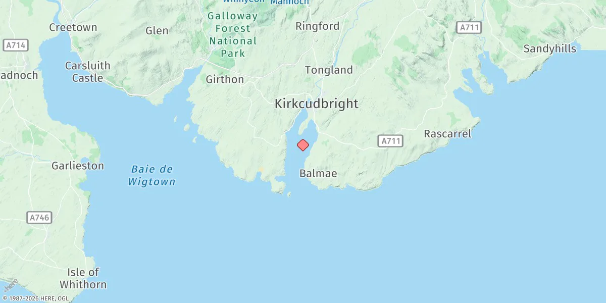 Map preview for Kirkcudbright Bay