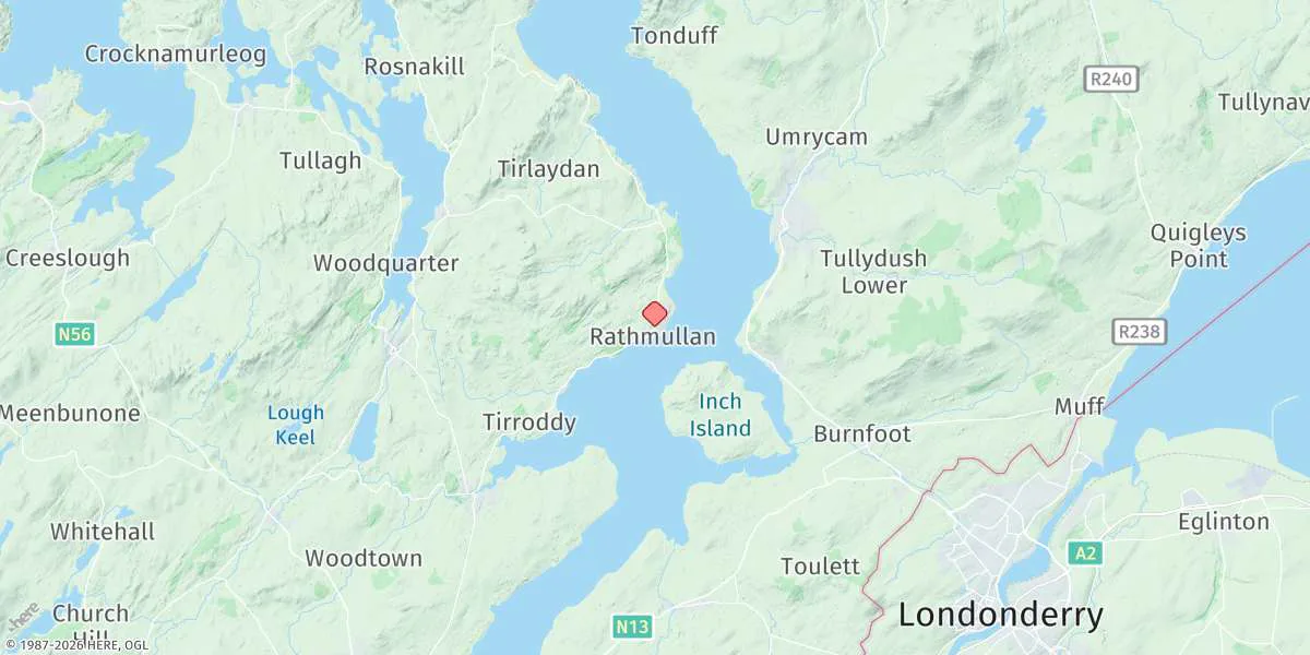 Map preview for Rathmullan