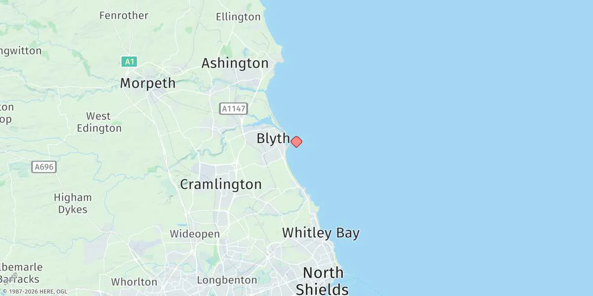 Map preview for Blyth