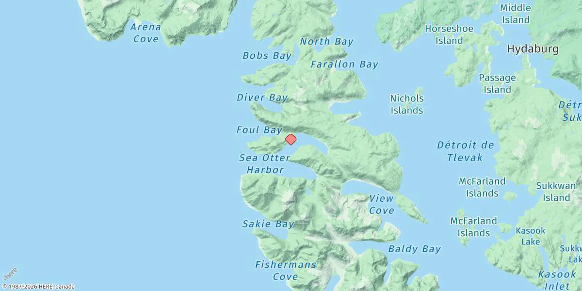 Map preview for Sea Otter Harbor