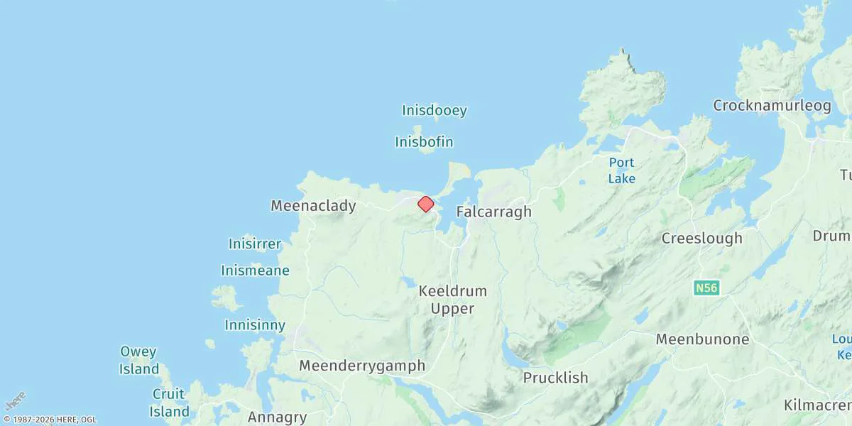 Map preview for Inishbofin Bay