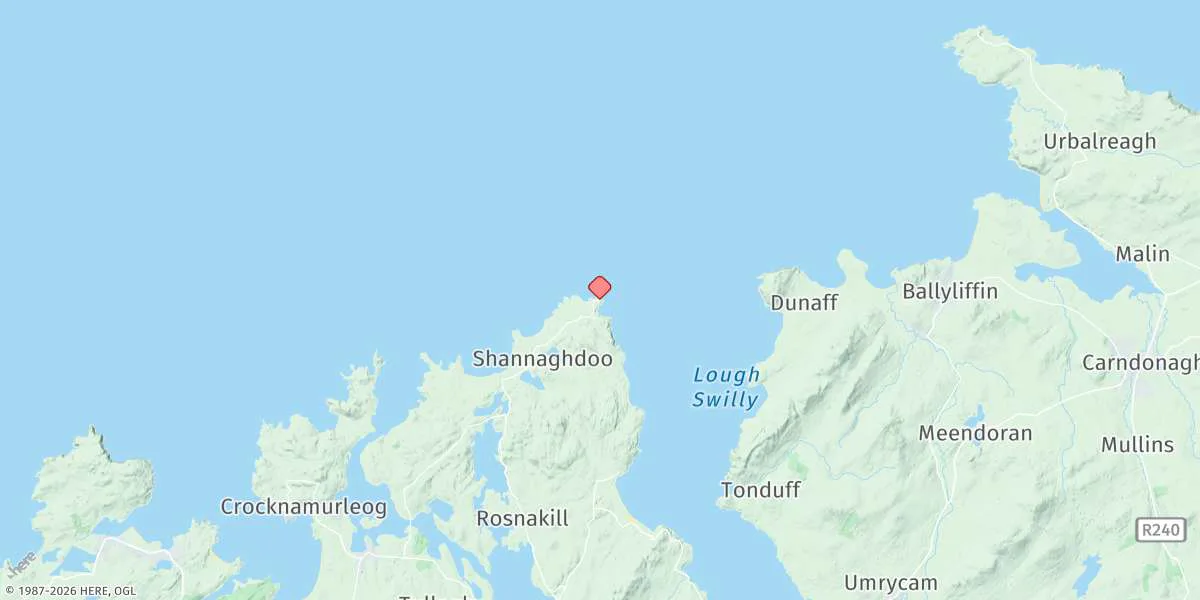 Map preview for Fanad Head