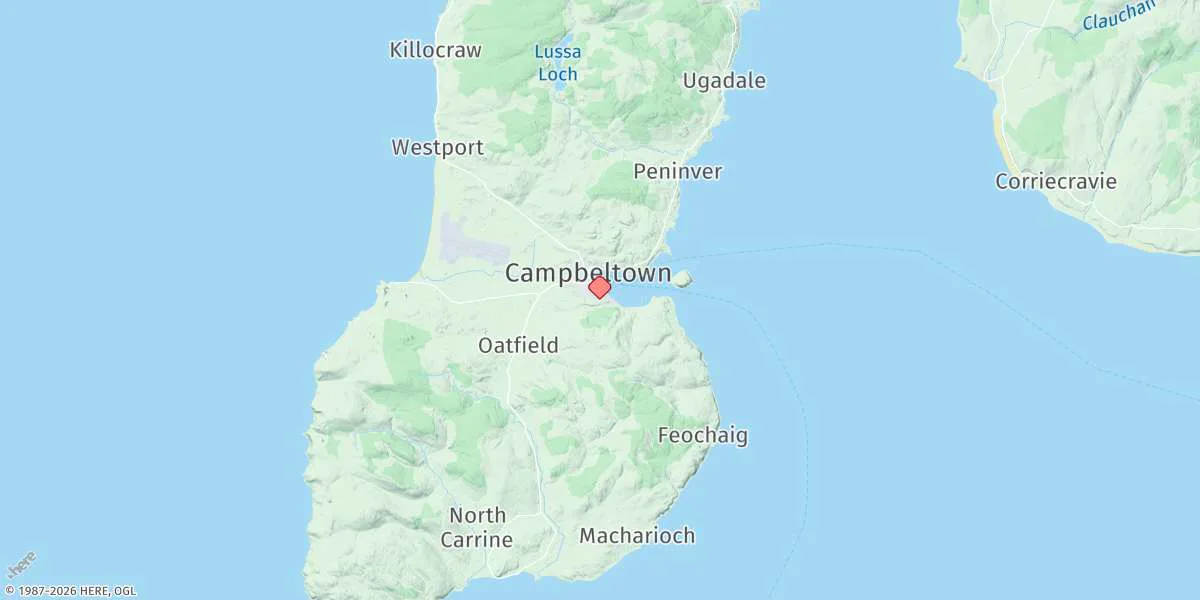 Map preview for Campbeltown
