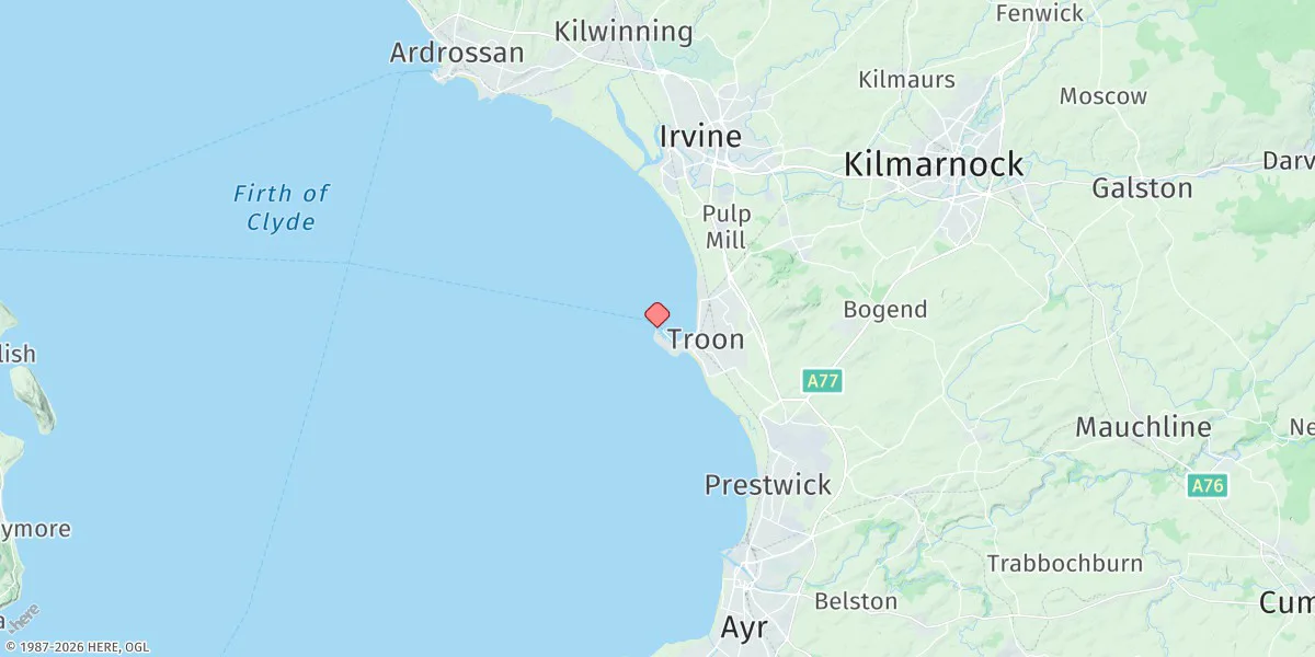 Map preview for Troon