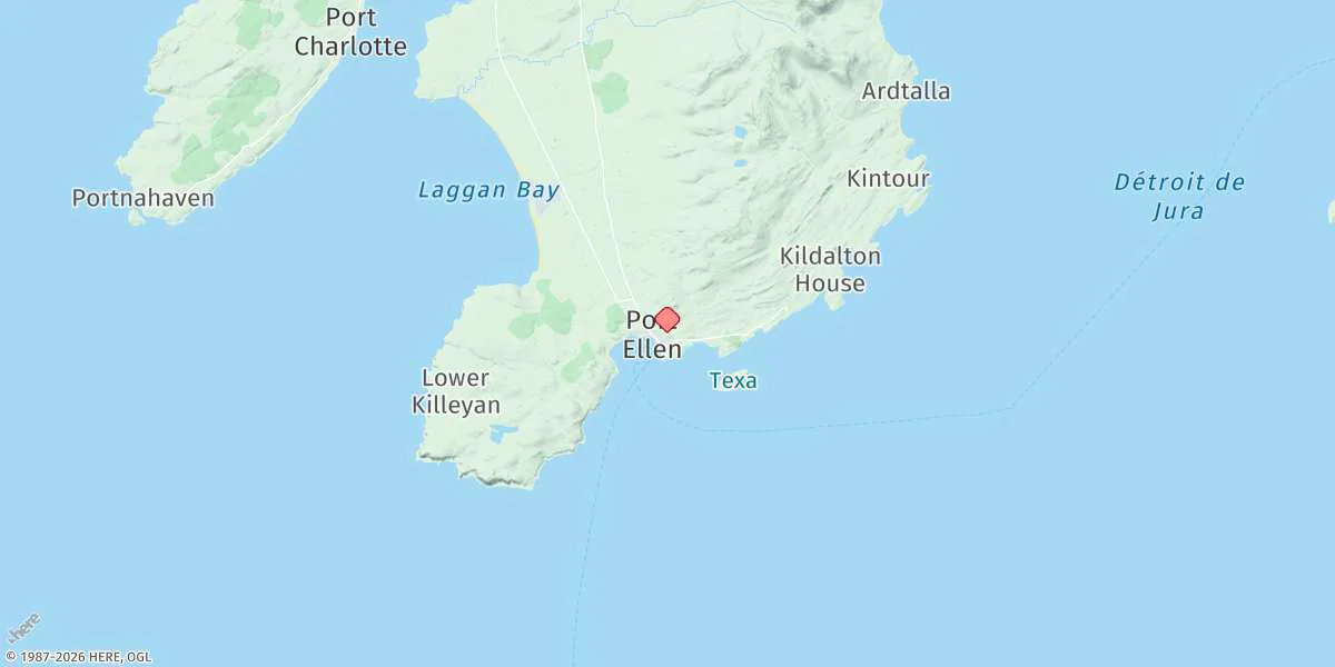 Map preview for Port Ellen