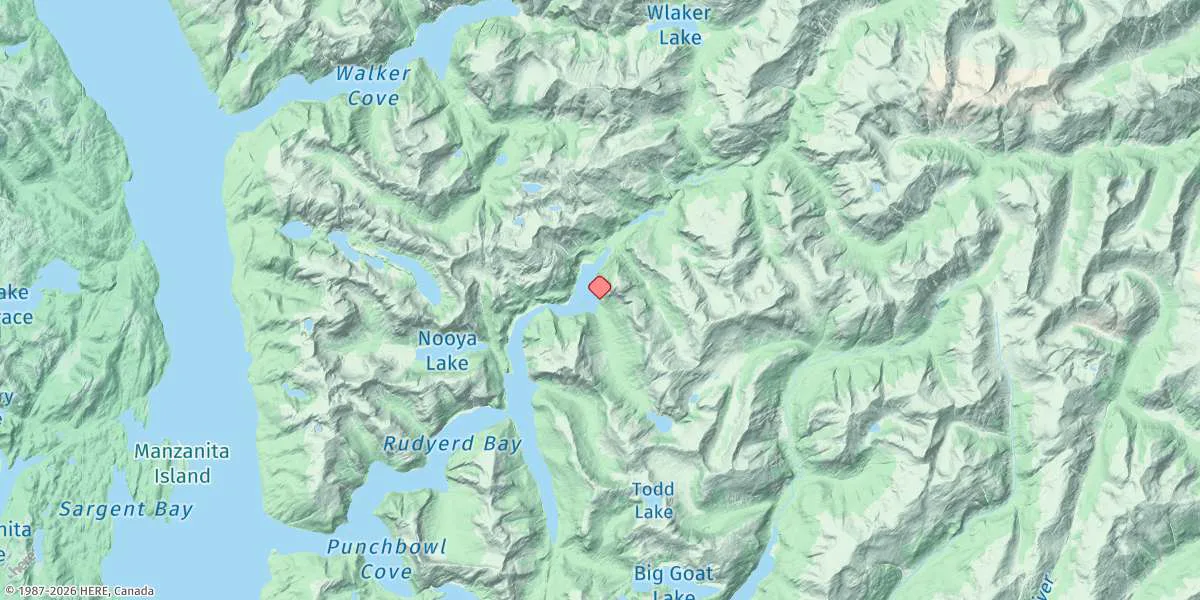 Map preview for Rudyerd Bay