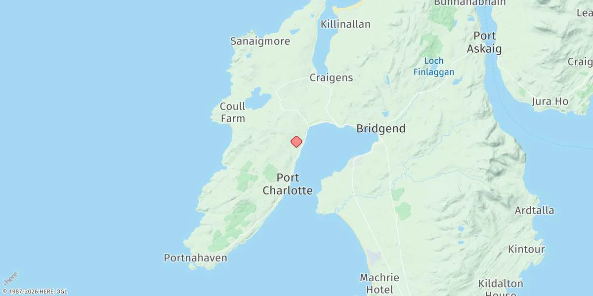 Map preview for Bruichladdich
