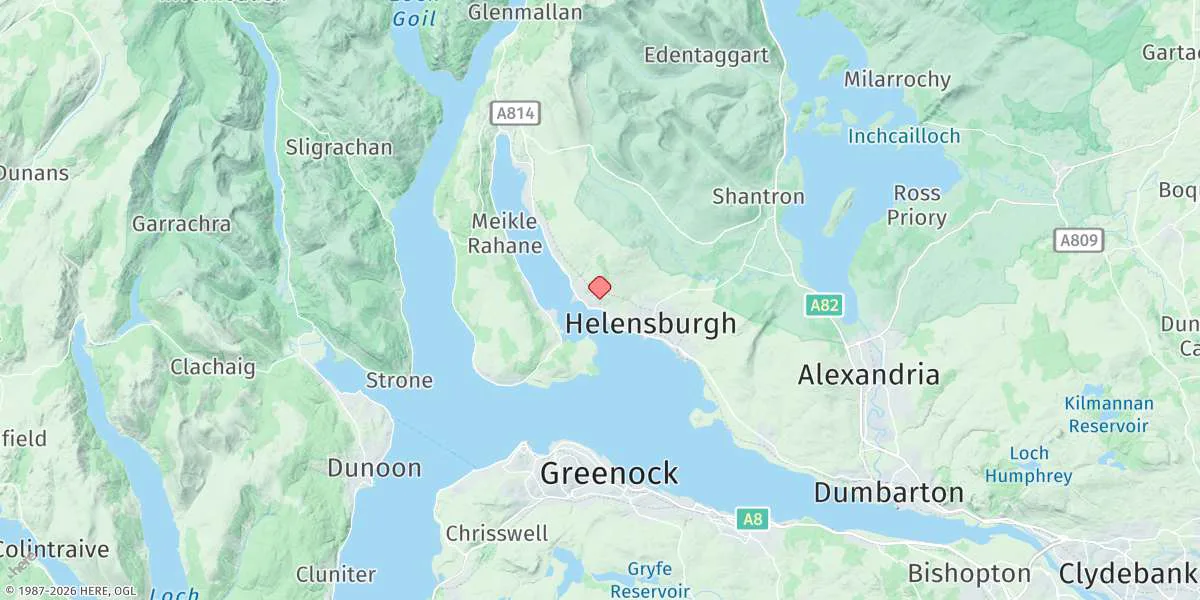 Map preview for Rhu Marina