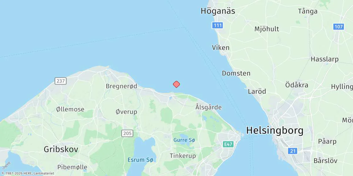 Map preview for Hornbaek