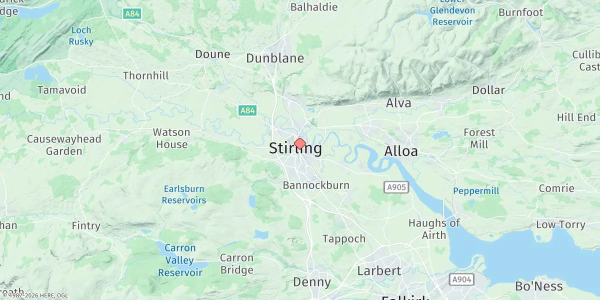 Map preview for Stirling