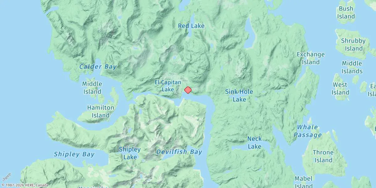 Map preview for El Capitan Passage, W. Of Aneskett Pt.