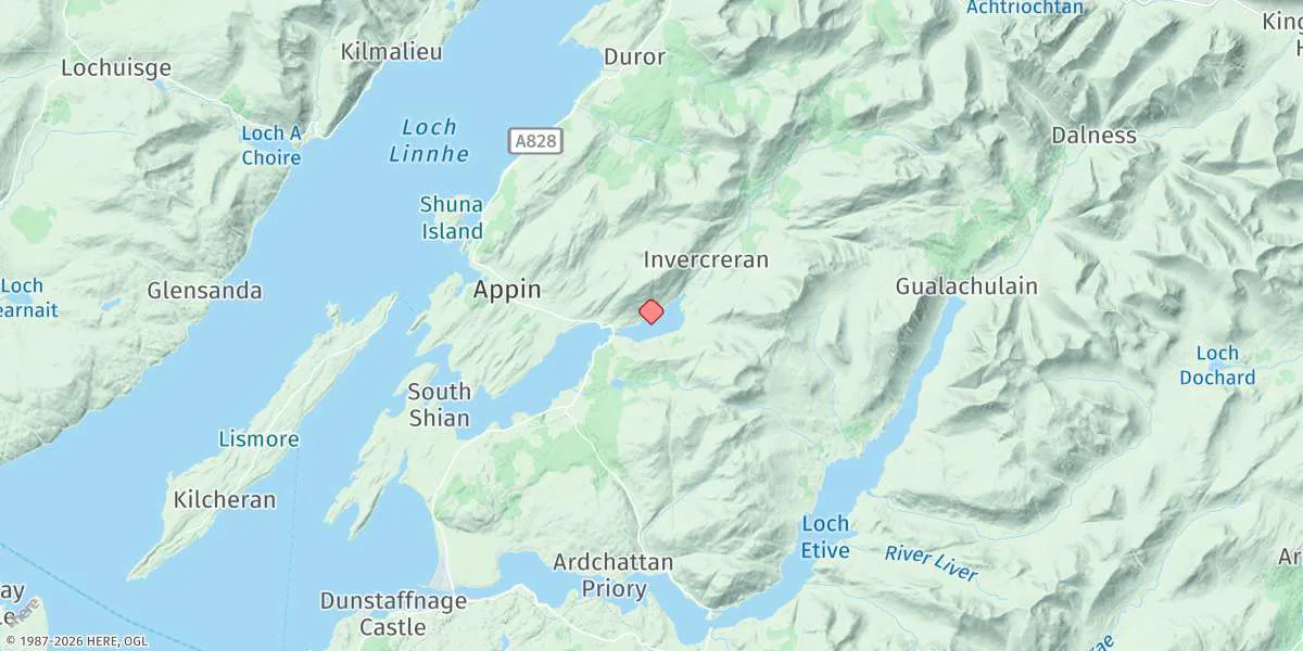 Map preview for Loch Creran Head