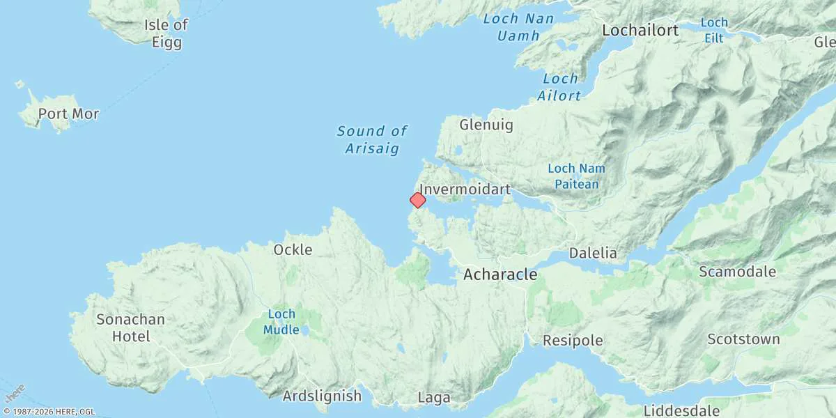 Map preview for Loch Moidart