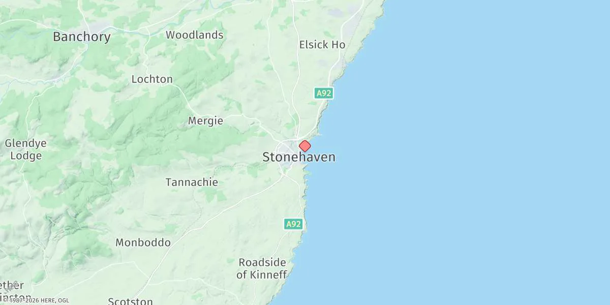 Map preview for Stonehaven