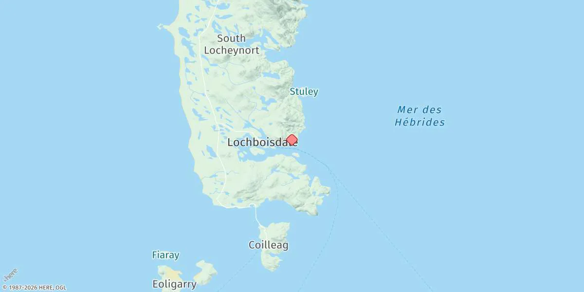 Map preview for Loch Boisdale