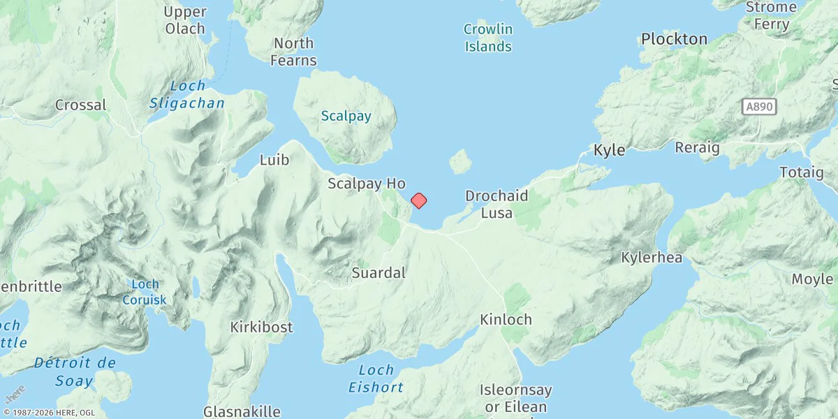 Map preview for Broadford Bay