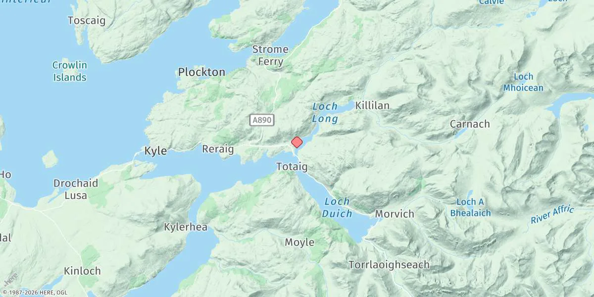 Map preview for Dornie Bridge