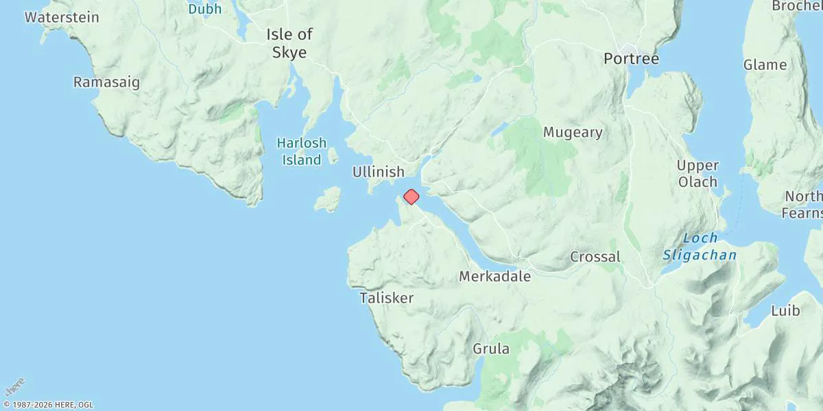 Map preview for Loch Harport