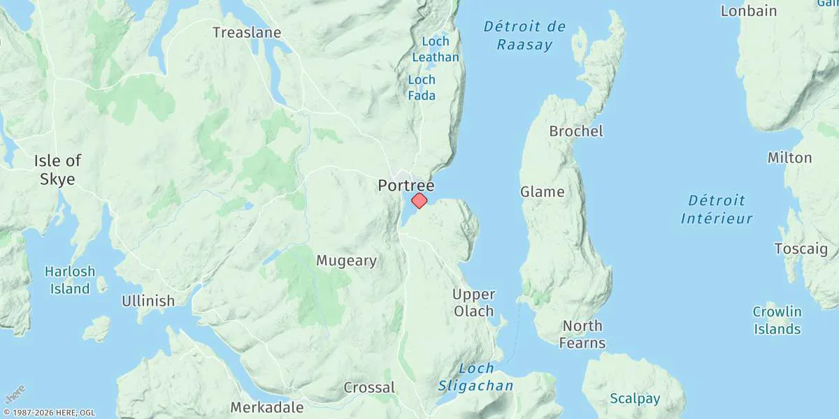 Map preview for Portree