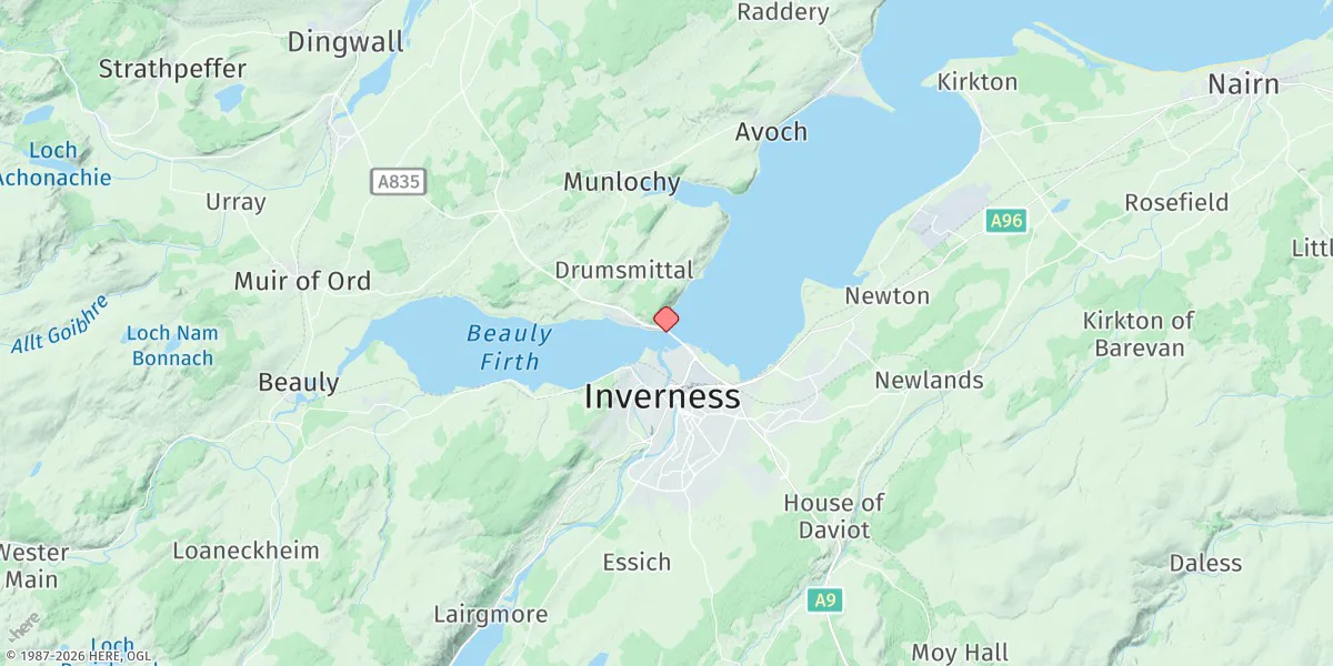 Map preview for Inverness