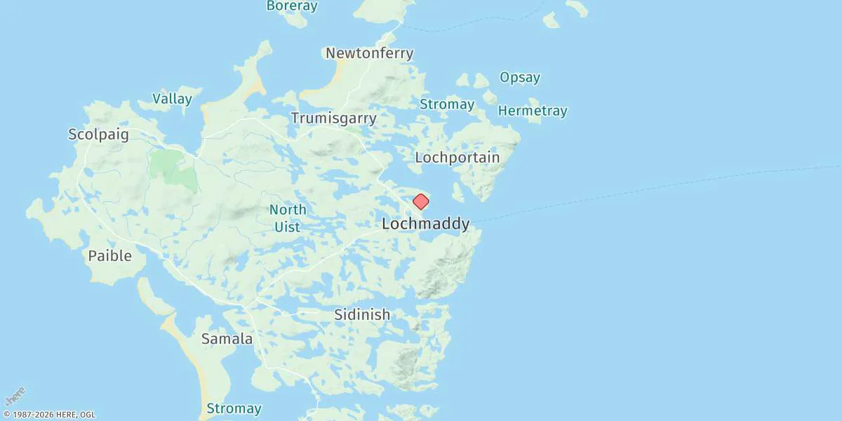 Map preview for Lochmaddy
