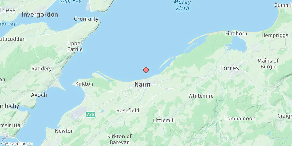 Map preview for Nairn