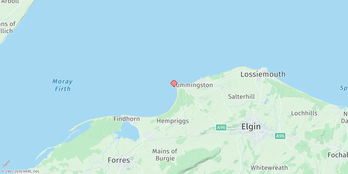 Map preview for Burghead