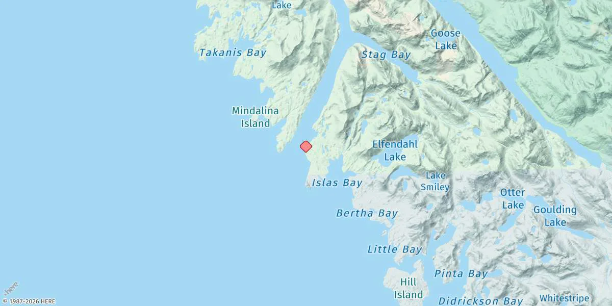Map preview for Canoe Cove, North Pass