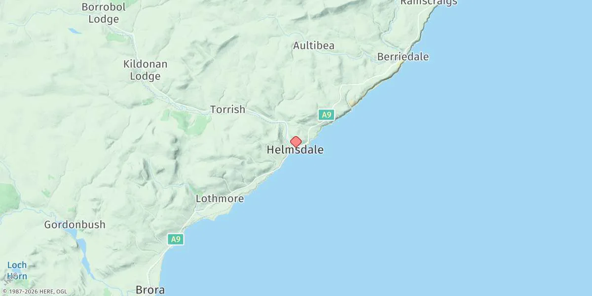 Map preview for Helmsdale