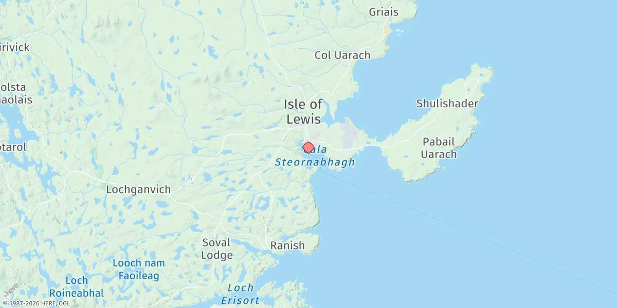 Map preview for Stornoway