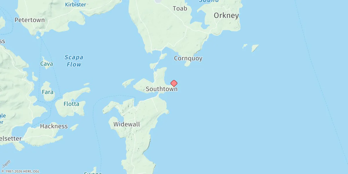 Map preview for Burray Ness