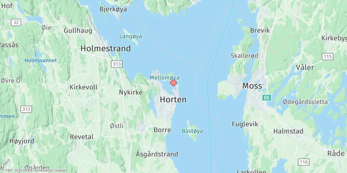 Map preview for Horten