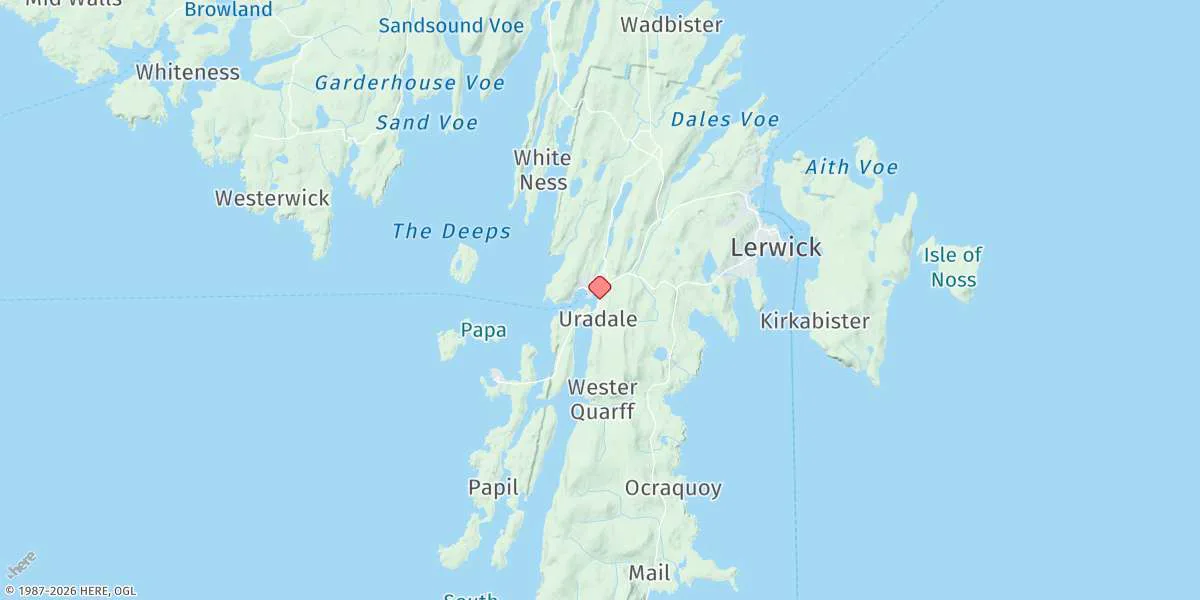 Map preview for Scalloway