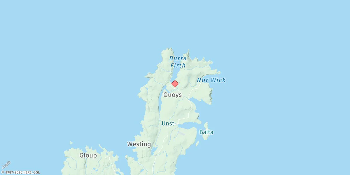Map preview for Burra Firth