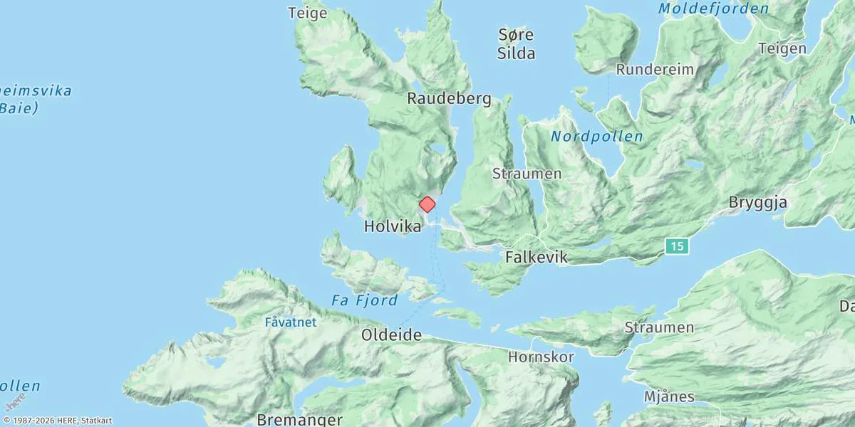 Map preview for Måløy