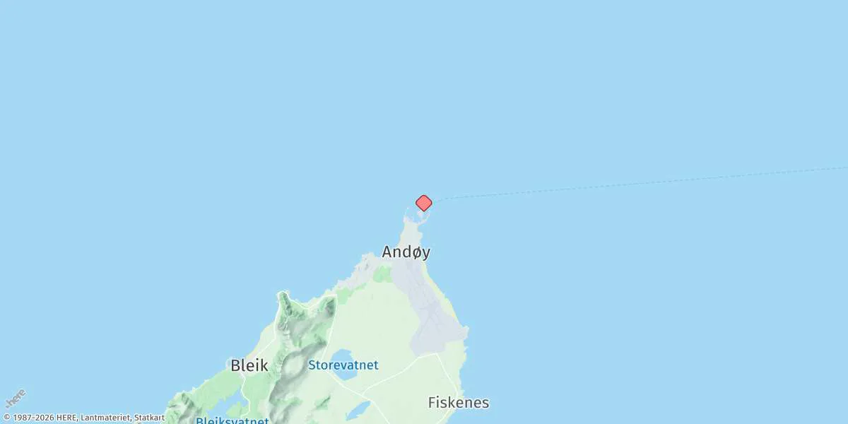 Map preview for Andenes