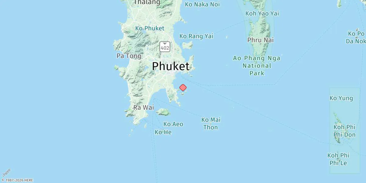 Map preview for Ko Taphao Noi (Phuket)
