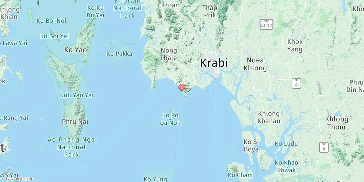 Map preview for Ao Nang (Krabi)